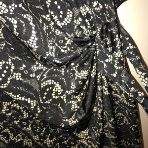 Black and white dress